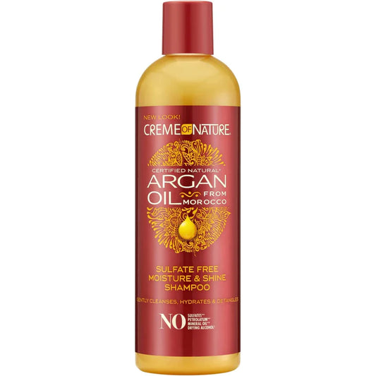 CREME OF NATURE - ARGAN OIL - SHAMPOING HYDRATANT & BRILLANT