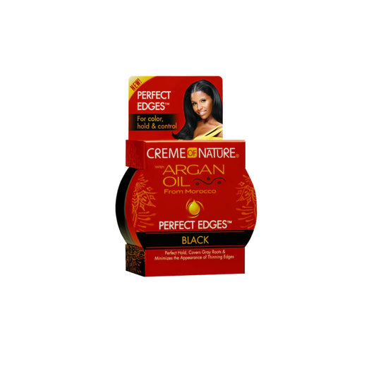 CREME OF NATURE - ARGAN OIL - GEL EDGE NOIR