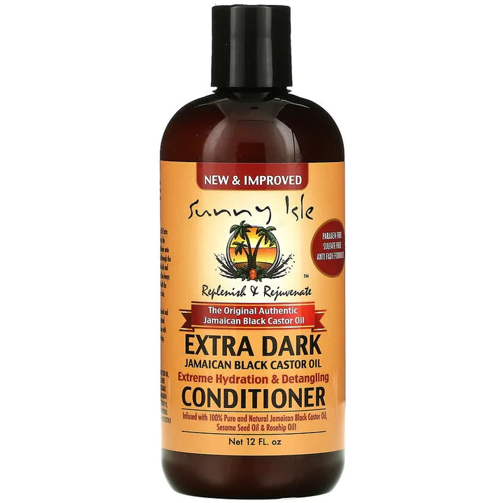 SUNNY ISLE - JAMAICAN BLACK CASTOR OIL - APRÈS-SHAMPOING HYDRATANT EXTRÊME ET DÉMÊLANT