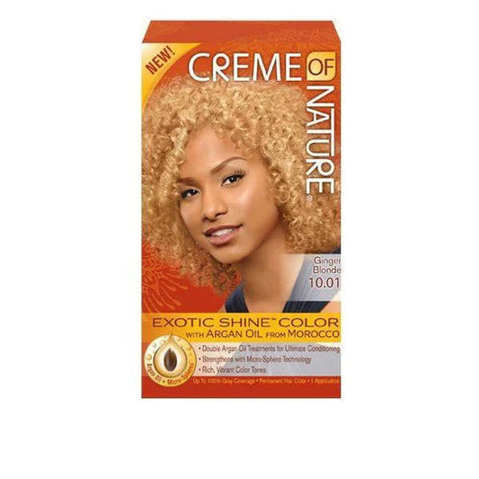 CREME OF NATURE - ARGAN OIL - COLORATION GINGER BLONDE N°10.01