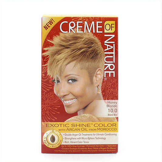 CREME OF NATURE - ARGAN OIL - COLORATION HONEY BLONDE N°10.0