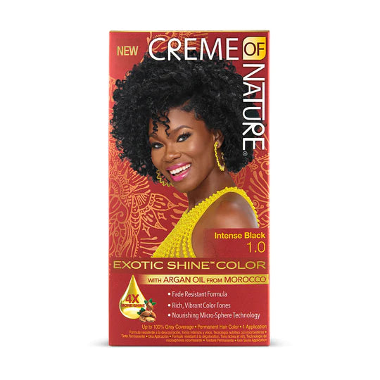 CREME OF NATURE - ARGAN OIL - COLORATION INTENSE BLACK N°1.0