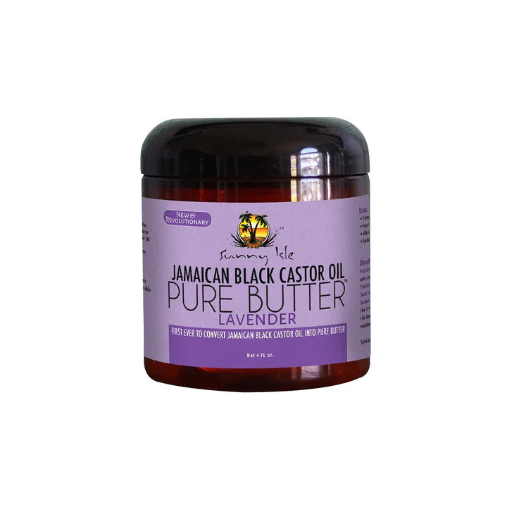 SUNNY ISLE - JAMAICAN BLACK CASTOR OIL - PUR BEURRE A BASE DE LAVENDE