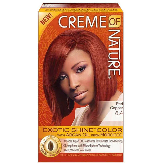 CREME OF NATURE - ARGAN OIL - COLORATION RED COPPER N°6.4