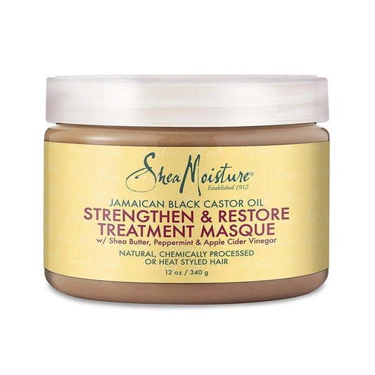 SHEA MOISTURE - JAMAICAN BLACK CASTOR OIL - MASQUE CROISSANCE & REVITALISATION